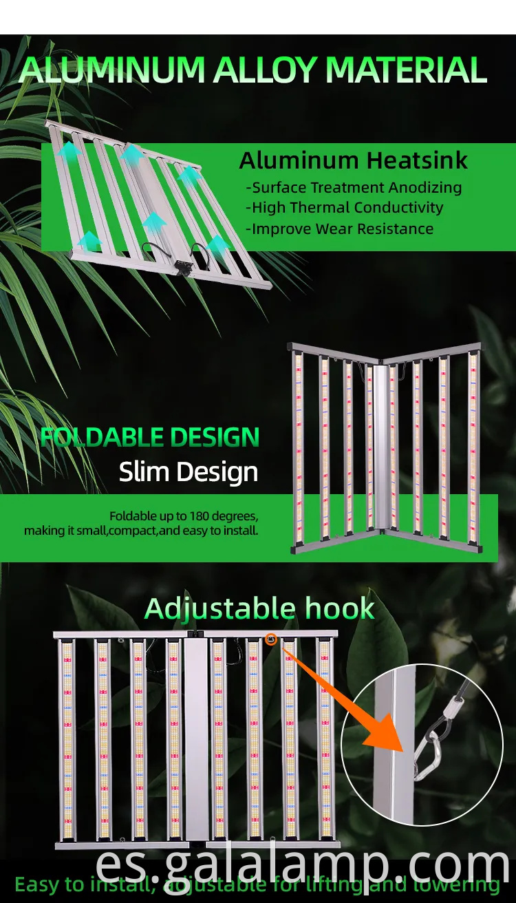 Iluminación LED de barra de crecimiento para una espectacular lámpara de fotosíntesis de plantas interiores